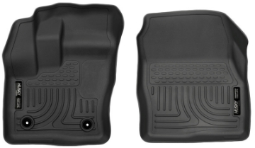 Picture of Husky Liners 2014-2015 Ford Transit Connect WeatherBeater Front Black Floor Liners