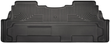 Picture of Husky Liners 09-15 Buick Enclave-Chevy Traverse-GMC Acadia WeatherBeater 2nd Row Black Floor Liners