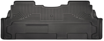 Picture of Husky Liners 09-15 Buick Enclave-Chevy Traverse-GMC Acadia WeatherBeater 2nd Row Black Floor Liners