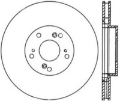 Picture of StopTech Power Slot Slotted 06-08 Honda Civic Si CRYO Front Left Rotor