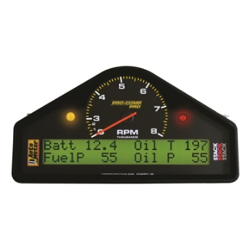 Picture of Autometer Pro-Comp Race Dash 0-8k RPM-Speed-Oil Press & Temp-WaterTemp-Fuel Pressure-Battery Gauge