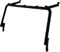 Picture of MBRP 07-10 Jeep Wrangler JK Front Roof Rack Extension 2 Door Black Coated
