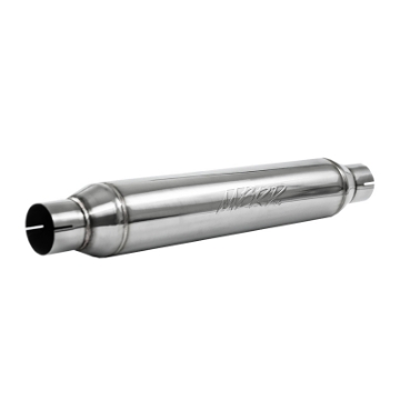 Picture of MBRP Universal Resonator 2-5in inlet-outlet 22in body 26in overall T304