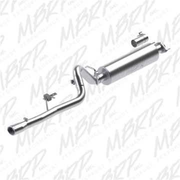 Picture of MBRP 86-00 Jeep 2-5L Cherokee 2-5in Cat Back Single T409