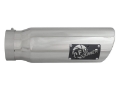 Picture of aFe Diesel Exhaust Tip Bolt On Polished 4in Inlet x 5in Outlet x 15in