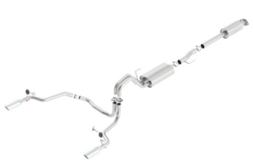 Picture of Borla 15-16 Ford F-150 2-7L-3-5L V6 - 5-0L V8 Ext- Cab Std- Bed CB Exh Touring Single Split Rear Ext