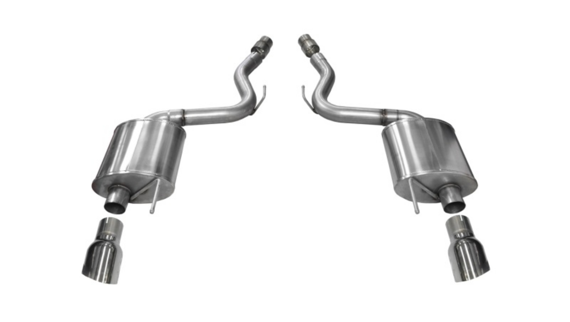 Picture of Corsa 2015-2017 Ford Mustang GT 5-0 3in Axle Back Exhaust Polish Dual Tips Touring