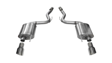 Picture of Corsa 2015-2017 Ford Mustang GT 5-0 3in Axle Back Exhaust Polish Dual Tips Touring