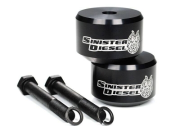 Picture of Sinister Diesel 05-10 Ford F250-350 Black 4wd Only Leveling Kit