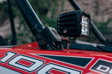 Picture of Rigid Industries 2014-2015 Polaris RZR XP1000 Single A Pillar D-DXL-SR-M-SR-Q-Series Mount Bracket