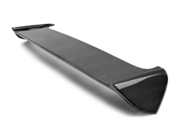 Picture of Seibon 08-10 Subaru WRX-STi Hatchback OEM-style Carbon Fiber Rear Spoiler Shaved