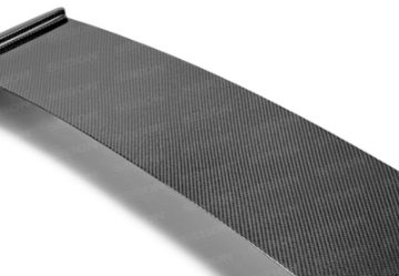 Picture of Seibon 08-10 Subaru WRX-STi Hatchback OEM-style Carbon Fiber Rear Spoiler Shaved