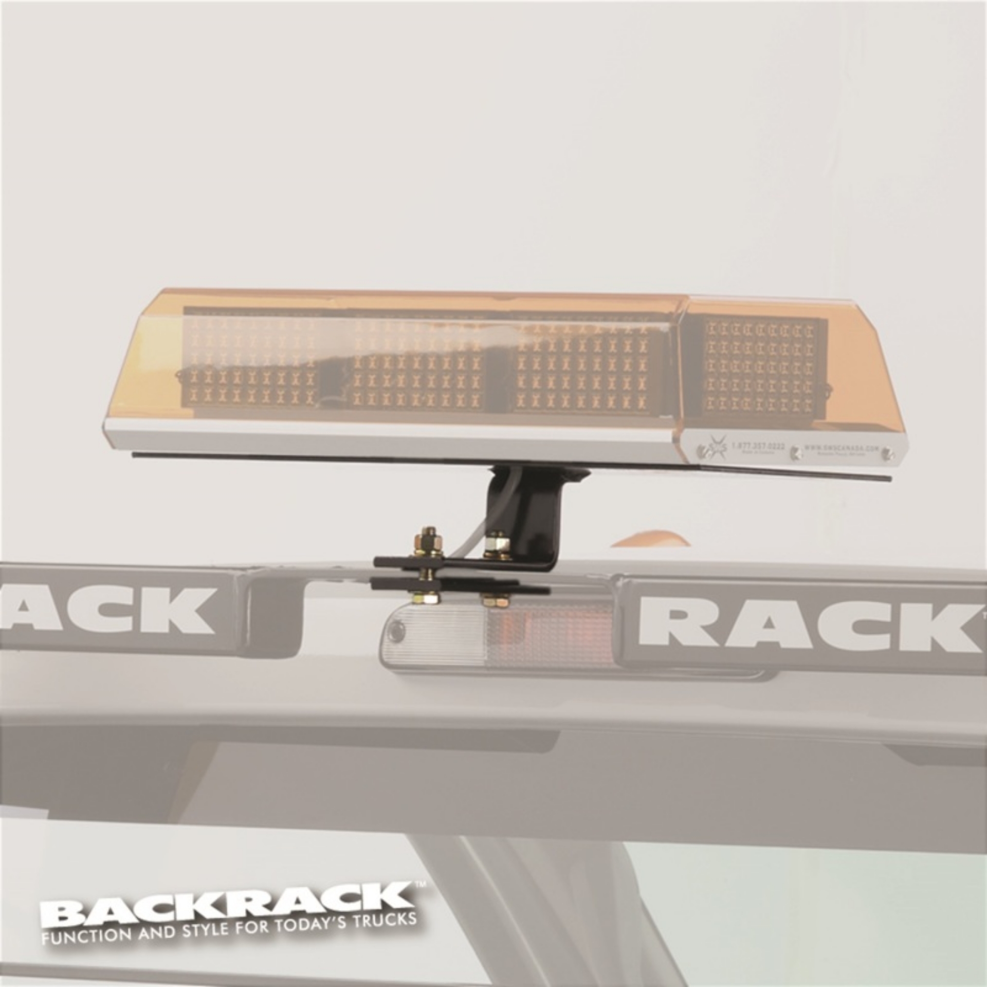 Picture of BackRack Light Bracket 16in x 7in Base Center Mount