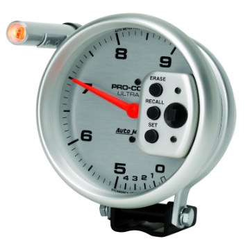 Picture of Autometer Ultra-Lite 5 inch 9000 RPM Dual Range w- Shift-Lite and Memory Tach