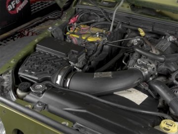 Picture of aFe Momentum GT Stage 2 Dry S Intake System 07-11 Jeep Wrangler JK V6 3-8L w- Mechanical Fan