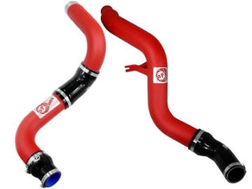 Picture of aFe Bladerunner 3in Red Intercooler Hot and Cold Side Tubes 14-15 Dodge Ram 1500 EcoDiesel V6 3-0L