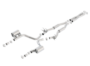 Picture of Borla 2015 Dodge Challenger SRT-392 Hemi 6-4L V8 S-TYPE Catback Exhaust w- Valves Factory Bezel