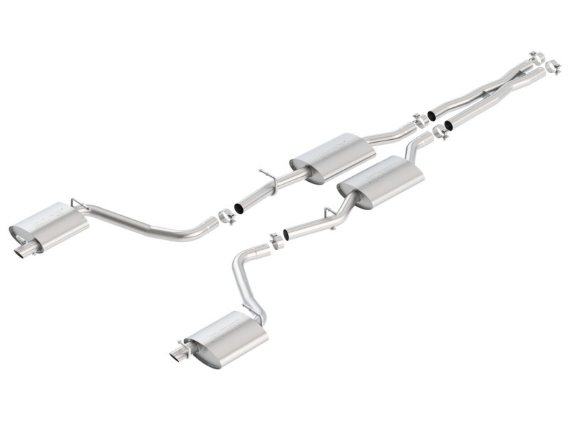 Picture of Borla 2015 Dodge Challenger 3-6L V6 S-TYPE Catback Exhaust No Tips Factory Valance