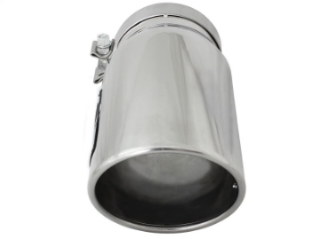 Picture of aFe Diesel Exhaust Tip Bolt On Polished 5in Inlet x 6in Outlet x 12in Long