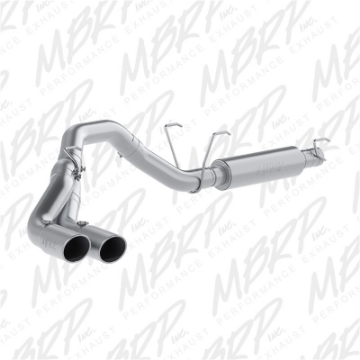Picture of MBRP 14-16 Ram 2500-3500 6-4L 4in AL Single Side Dual Outlet Cat Back Exhaust