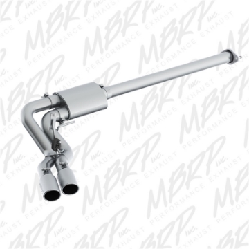 Picture of MBRP 15-16 Ford F-150 2-7L-3-5L-5-0L 3in Cat Back Single Side Pre-Axle Dual Exit T304