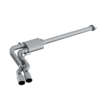 Picture of MBRP 15-16 Ford F-150 2-7L-3-5L-5-0L 3in Cat Back Single Side Pre-Axle Dual Exit T409