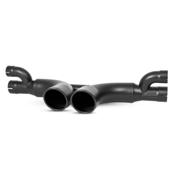 Picture of MBRP 14-19 Porsche GT3-GT3RS 3in Center Muffler Bypass 4in Tips - Black Coated