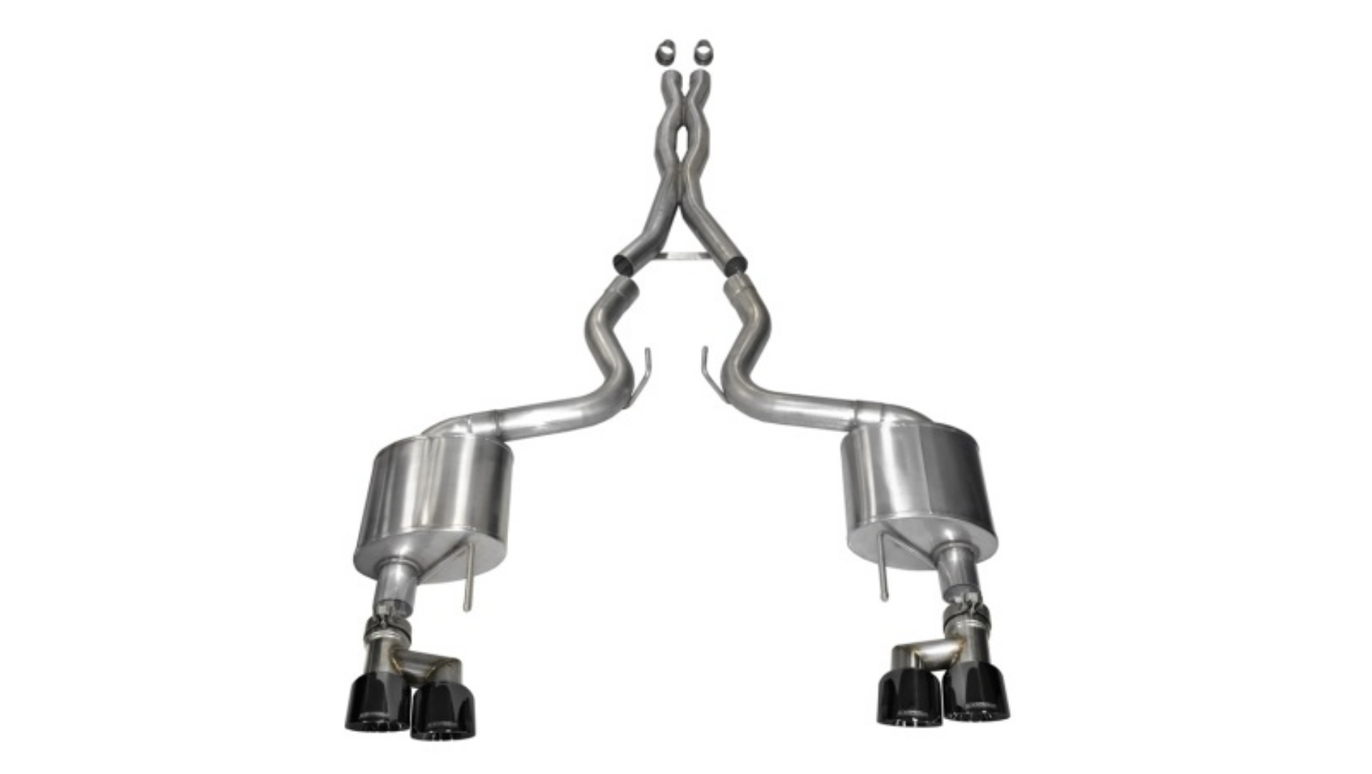 Picture of Corsa 2015-2017 Ford Mustang GT 5-0 3in Cat Back Exhaust Black Quad Tips Xtreme