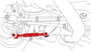 Picture of SPC Performance 03-06 Subaru Baja-00-09 Legacy-Outback Rear Camber Kit SINGLE ARM-REQUIRES 2