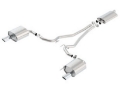Picture of Borla 15-16 Ford Mustang EcoBoost 2-3L AT-MT EC-Type Cat Back SS Single Round Rolled Tips Exhaust