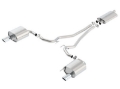 Picture of Borla 15-16 Ford Mustang EcoBoost 2-3L AT-MT EC-Type Cat Back SS Single Round Rolled Tips Exhaust