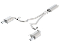 Picture of Borla 15-16 Ford Mustang GT - Convertible 5-0L AT-MT EC-Type CB SS Single Round Rolled Tips Exhaust