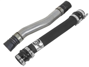 Picture of aFe BladeRunner 2-75in Hot 3-5in Cold Side Intercooler Tubes w- Coupling Clamp Kit 10-12 Dodge 6-7L
