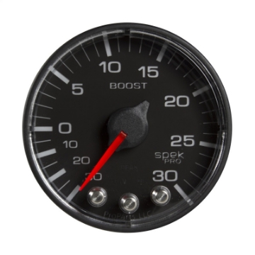 Picture of Autometer Spek-Pro 52-4mm 30inHG-30PSI Digital Stepper Motor Vac-Boost Gauge