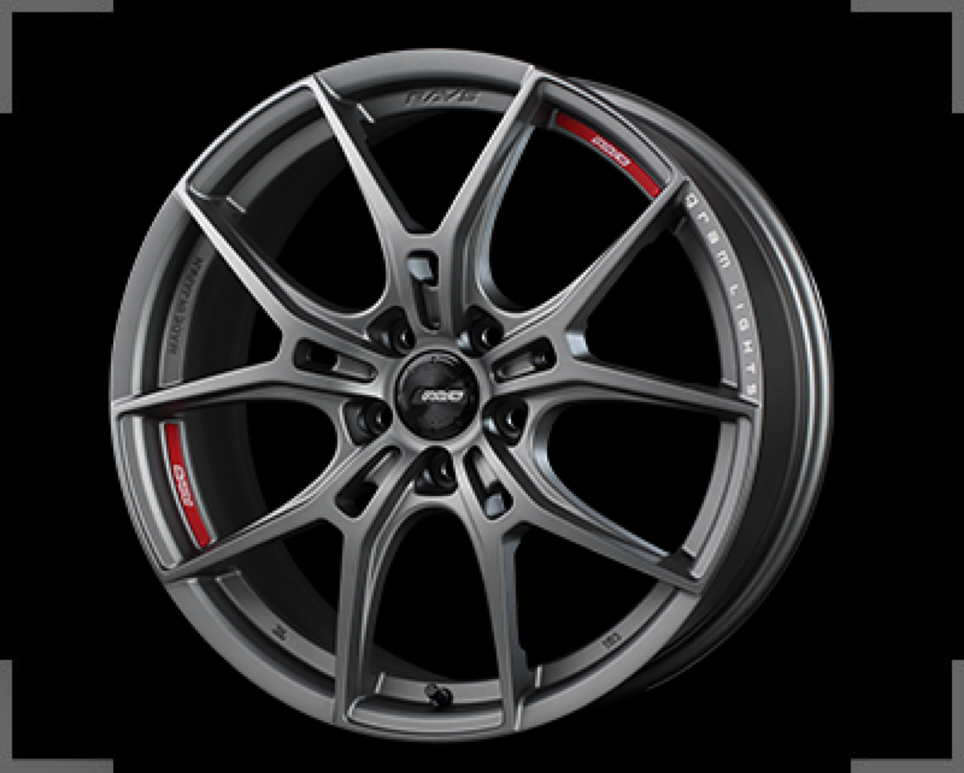 Picture of Gram Lights 57FXZ 18x9-5 +38 5-114-3 Matte Graphite & Machining Rim Edge DC Wheel