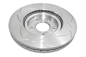 Picture of DBA 98-08 Mitsubishi EVO V-IX Front Slotted T2 Street Series Rotor