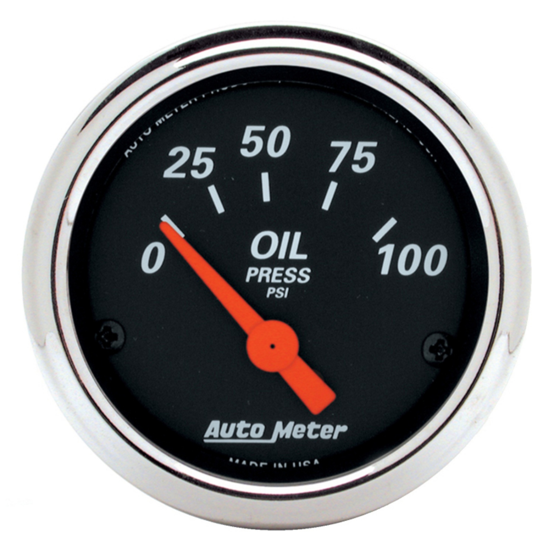 Picture of Autometer Designer Black 2 1-16in 100 PSI Electronic Oil Pressure Gauge