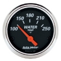 Picture of Autometer Designer Black 2 1-16in 250 Deg F Electronic Water Temp Gauge