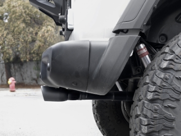 Picture of aFe Rebel Series 2-5in 304 SS Cat-Back Exhaust w- Black Tip 18-20 Jeep Wrangler JL