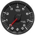 Picture of Autometer Spek-Pro Black 2 1-16 inch 8K RPM Tach w- Shift Light and Peak Memory