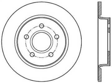 Picture of StopTech 12-15 Ford Focus w- Rear Disc Brakes Rear Right Slotted & Drilled Rotor