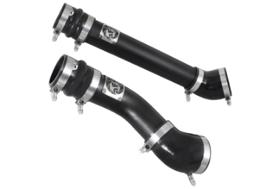 Picture of aFe Bladerunner 3 inch Black Intercooler Hot and Cold Side Tubes Dodge Diesel Trucks 94-02 L6-5-9