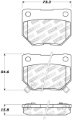 Picture of StopTech Street Touring 06-07 WRX Rear Brake Pads