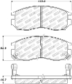 Picture of StopTech Street Touring 4-89-99 Mitsubishi Eclipse GST Front Brake Pads