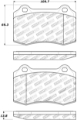 Picture of StopTech Street Touring 00-06 Jaguar S Typre R - XJ R - XJR-S Rear Brake Pads