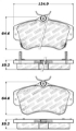 Picture of StopTech Street Touring 03-05 Dodge SRT-4 Front Brake Pads