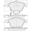 Picture of StopTech Street Touring 06-07 Mazda 6 Front Brake Pads