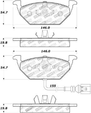 Picture of StopTech Street Touring Brake Pads