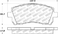 Picture of StopTech Street Touring 02-03 WRX Front Brake Pads