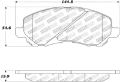 Picture of StopTech Street Touring 07-10 Jeep Compass-Patriot Front Brake Pads
